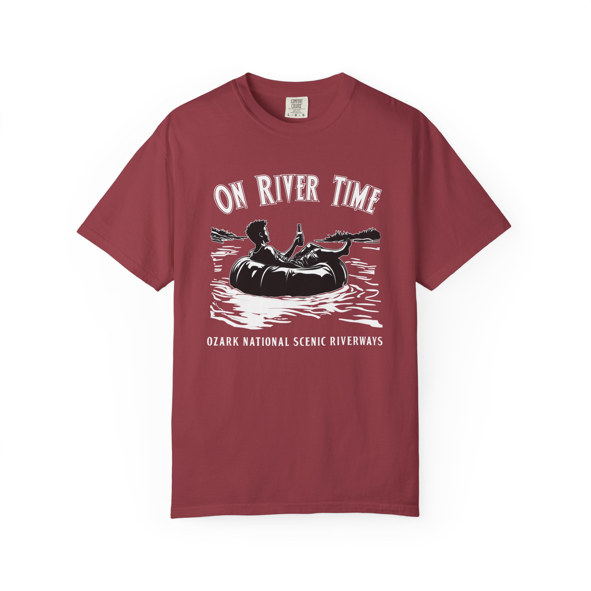 On River Time Unisex T-Shirt | Nature Lover Tee | Outdoor Adventure Shirt | Fishing Gift | Relaxing River Vibes - Image 16