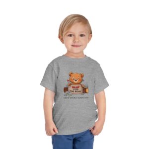 Feed the Bears' Cute Toddler T-shirt Design Kids Summer Shirt Great Smoky Mountains Gift Adventure Shirt Nature Lover Apparel