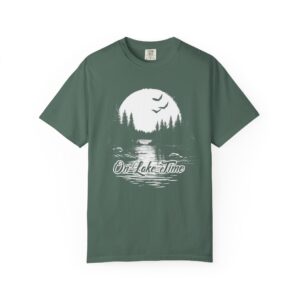 Moonlit Lake Unisex T-Shirt | Nature Lover Gift, Outdoor Tee, Camping Apparel, Casual Wear, Adventure Shirt