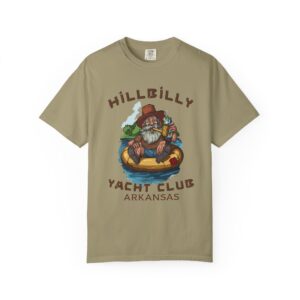 Hillbilly Yacht Club T-Shirt, Casual Tee, Gift for Fishermen, Summer Apparel, Fun Outdoor Shirt, Vacation Wear