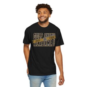 Gulf Shores Vintage T-Shirt, Casual Summer Tee, Beachwear, Gift for Travelers, Coastal Vibes, Vacation Apparel