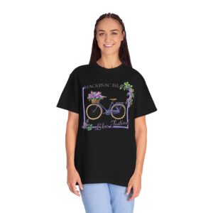 Mackinac Island Floral T-Shirt, Unisex Graphic Tee, Summer Casual Wear, Trends for Spring, Gift for Nature Lovers