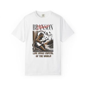 Branson Live Music T-shirt, Unisex Garment-Dyed Tee for Music Lovers, Fun Gift for Concert Goers, Casual Summer Wear, Festival Apparel