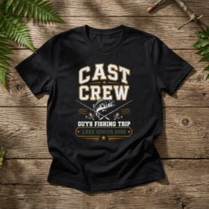 Custom Fishing Crew Matching Fishing Vacation Shirts