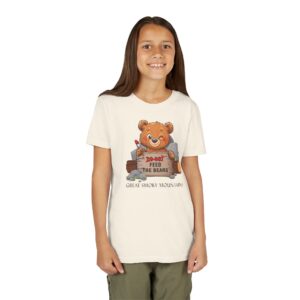 Do Feed The Bears Cute Funny Cartoon Tee, Kids Bear Shirt, Great Smoky Mountains Apparel, Fun Gift for Adventurers Youth T-Shirt