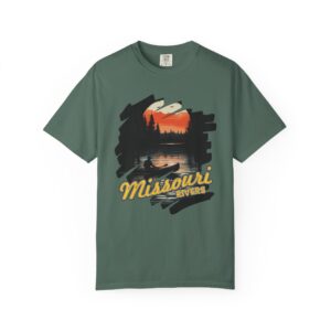 Missouri Rivers T-Shirt | Unisex Garment-Dyed Tee | Outdoor Adventure Shirt, Nature Lover Gift, Travel Souvenir, Vintage Style