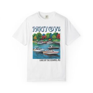 Lake of the Ozarks Vintage T-shirt | Party Cove Tee | Summer Holiday Wear, Lake Life Apparel, Boat Party Shirt